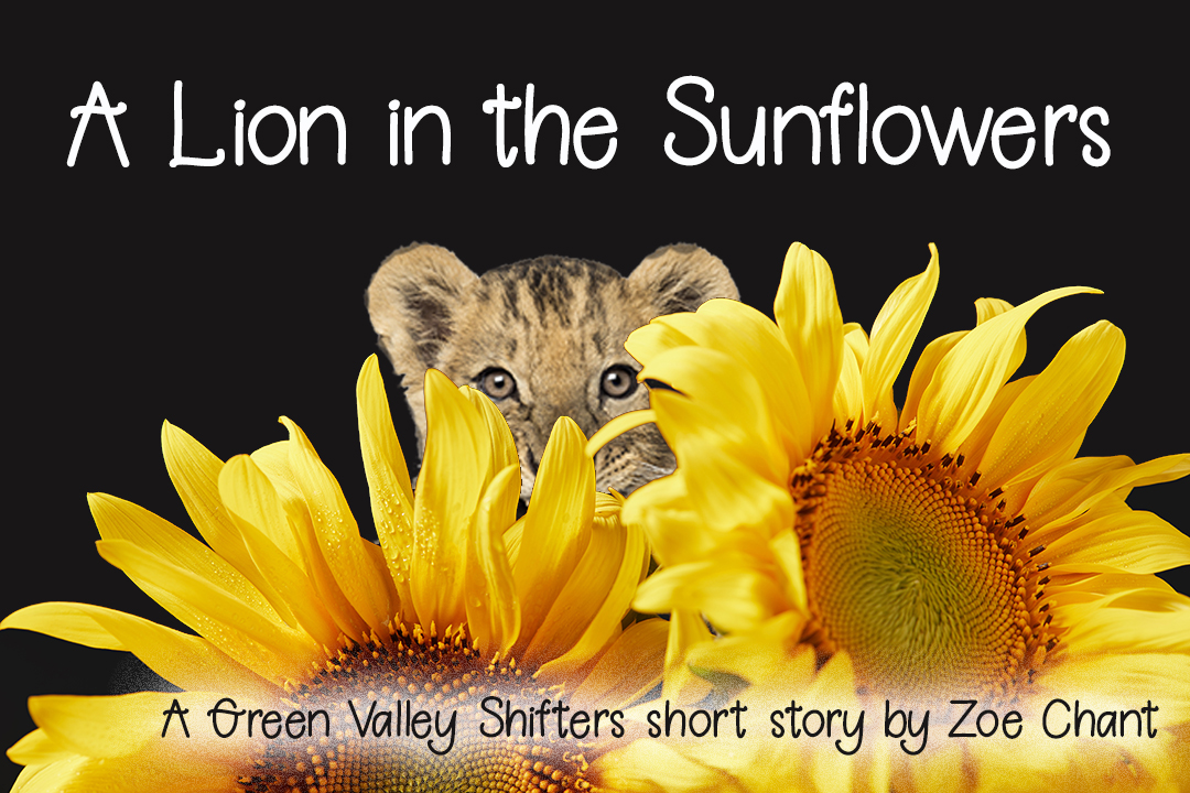 A Lion in the Sunflowers Elva Birch